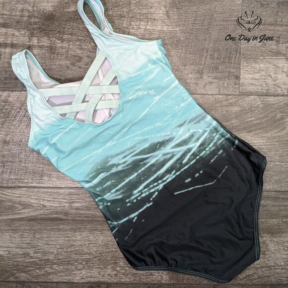 Celendi Athletic Cage Back One Piece Swimsuit Size S - Picture 5 of 5